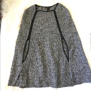 Victoria secret crochet poncho/cape size m